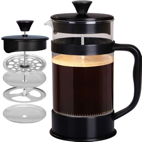 French Press Coffee Maker Glass Classic Copper 304 Stainless - Temu
