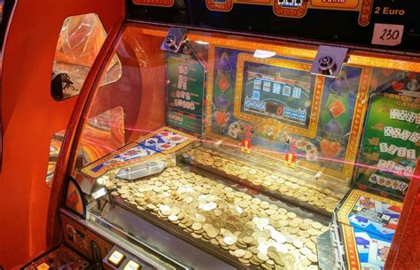 Coin pusher machine parts When you see that the arm of the arcade machine starts to move, the coin should be ready