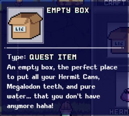 Collect empty box idleon  I would sugest that you login to steam, and knock out some achivements, should get a bunch of gems to buy them 😁