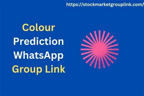 Color prediction whatsapp group link Stay tuned here for all the latest updates on color predictions and learn how to maximize your earnings