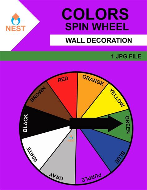 12 Inch Heavy Duty Spinning Prize Wheel - 10 Slots Color Tabletop Roulette  Spinner of Fortune Spin The with Dry Erase Marker and Eraser Win Game for