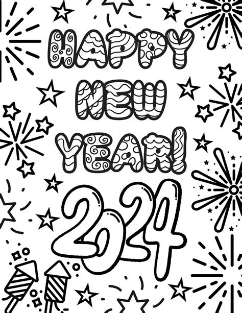 2024 Coloring Pages