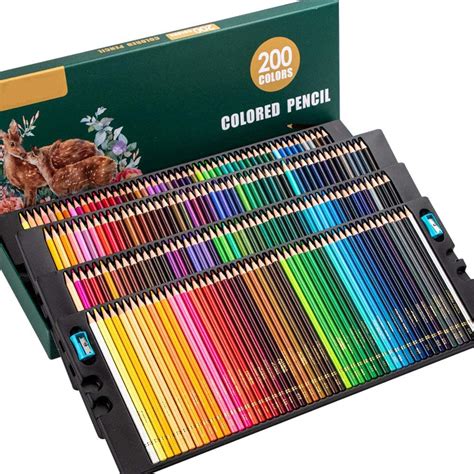 174 Colors Professional Colored Pencils, Shuttle Art Soft Core Coloring  Pencils Set with 1 Coloring Book,1 Sketch Pad, 4 Sharpener, 2 Pencil  Extender