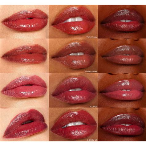 Colourpop lip stain big apple ) is a brighter, medium reddish-plum with moderate, warm undertones and a lightly glossy, cream finish