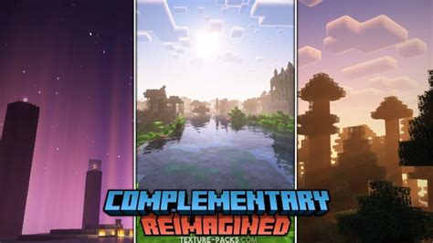Complementary reimagined 1.20 bedrock  It focuses on preserving the unique visual elements of Minecraft and providing a reworked vanilla feel