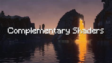 Complementaryshaders_v4.7.2.zip  Tweak the visuals to your liking, from lighting colors,