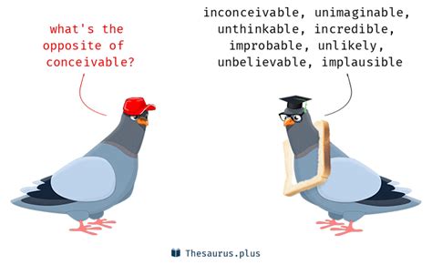 Conceivably synonym inconceivable: [adjective] not conceivable: such as