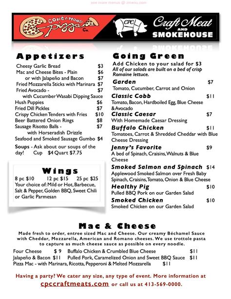 Congamond pizza com lower level (new address) CPC Craft Meats & Smokehouse 81 Point Grove Rd -3467 lower level (new address) Franklin House Restaurant 127 Congamond Rd 569-6314 American 110 Point Grove Rd 569-1642Southwick, MA Sushi Restaurants Guide