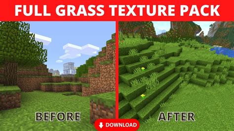 Connected grass texture pack  16x Minecraft 1