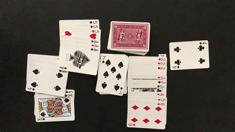 Conquian cards  In this variation, you take out the face cards, so the Jack, Queens and Kings and leave the 8, 9, 10 instead