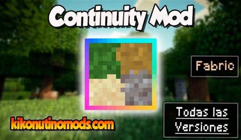 Continuity mod  When will Continuity be updated to 1