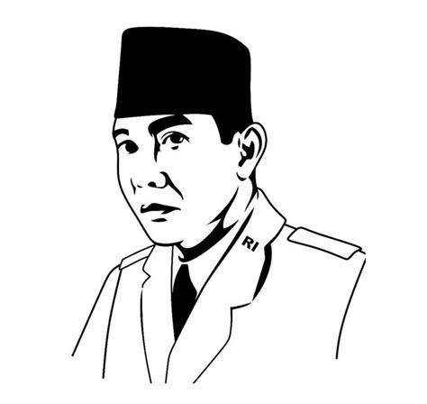 Contoh gambar pahlawan yang mudah digambar co Indonesia