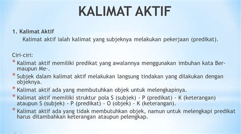 Contoh kalimat katajong  Umumnya terdiri dari akar kata tanpa atau dengan beberapa afiks