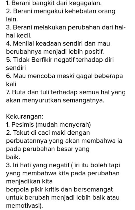 Contoh kelebihan diri sendiri  Nama lengkap saya Mohammad Ahlim Ihsan Abidin, saya biasanya dipanggil Ahlim ataupun Ihsan