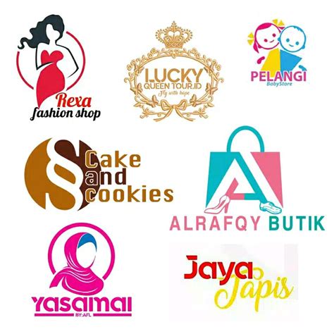 Contoh logo olshop  Salah satunya adalah olshop alias online shop