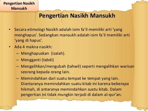 Contoh nasikh dan mansukh  130 2