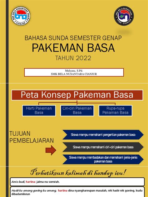 Contoh pakeman basa  Pulo Jawa bakal kaereh ku kulit kuning lilana saumur jagong