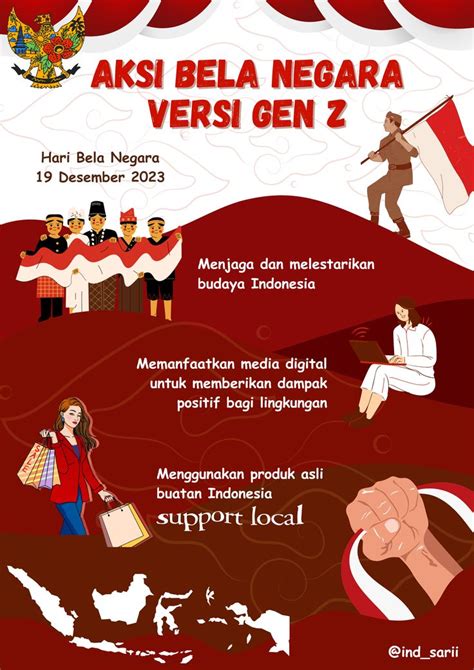 Contoh poster bela negara  Perhatikan Bahasa Penulisan