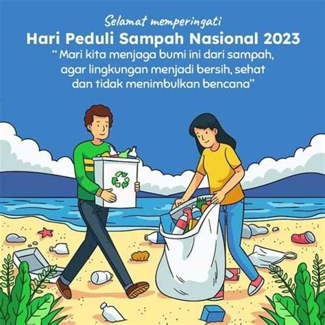 Contoh poster peduli sampah  Di tingkat TK, kesadaran membuang