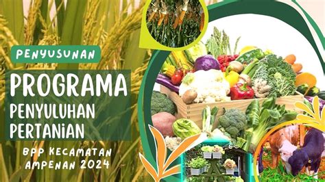 Contoh programa penyuluhan pertanian tingkat desa 000 ha sawah), dan dibina oleh Penyuluh Pertanian Madya (PPM, yang kemudian berubah menjadi Penyuluh Pertanian Urusan Program/PPUP)