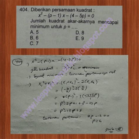 Contoh soal usm unpar  USM 3