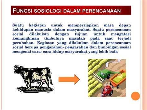 Contoh sosiologi dalam perencanaan sosial  Fungsi Sosiologi dalam Perencanaan Sosial Perencanaan sosial merupakan kegiatan untuk mempersiapkan masa depan individu di masyarakat