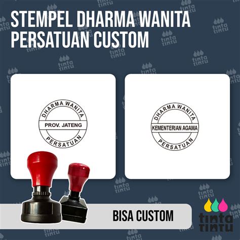 Contoh stempel dharma wanita persatuan  Hapuskan budaya