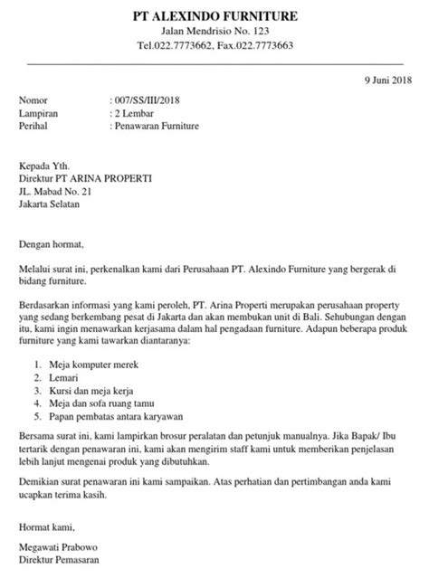 Contoh surat penawaran barang elektronik <b>01 laggnat ,adnA narawanep tarus itujnalkadnineM ,tamroh nagneD </b>