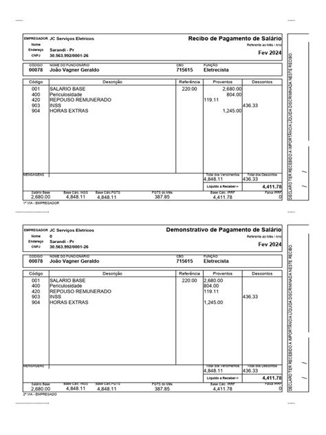 Contracheque soll  Holerite Fabio Mes de Julho e