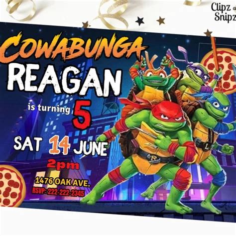 Convite tartaruga ninja para editar Feb 6, 2020 - Si estas a punto de dar una Fiesta de las Tortugas Ninjas , estas de duerte, porque os mostraremos varias plantillas de invitación de las