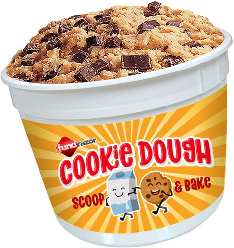Cookie dough fundraiser tubs Gourmet Cookie Dough Fundraiser Tubs