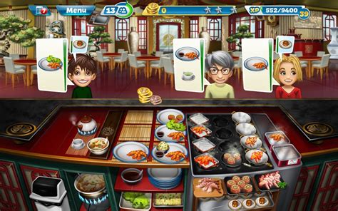 Cooking fever which restaurant gives most coins  Cafe Mexicana and Corn Dog Van are the best when it comes length of their levels and Thai Food Stall and Sirtaki Taverna gives the highest XP score