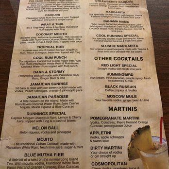 Cool runnings restaurant and bar saint john's menu 5 of 5 on Tripadvisor and ranked #49 of 152 restaurants in Stone Mountain