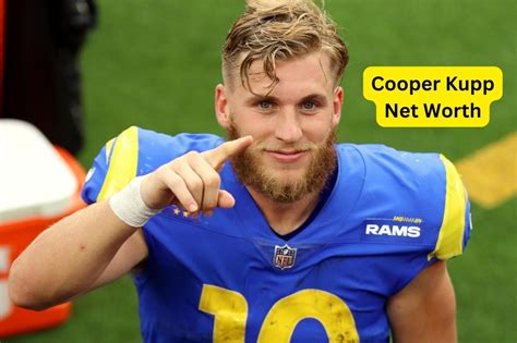 Cooper kupp net worth  Through seven games , the 28-year-old