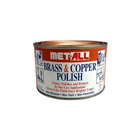 Wright's Copper and Brass Polish and Cleaner Cream- 8 Ounce - 2 Pack