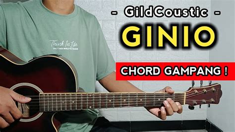 Cord gitar ginio  F D# G