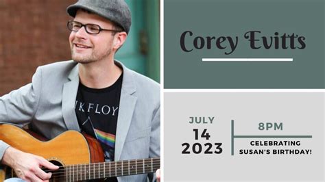 Corey evitts music schedule 2023 View the profiles of people named Corey Evitts