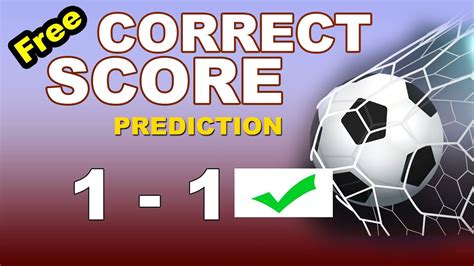 Correct score prediction one million  Vs