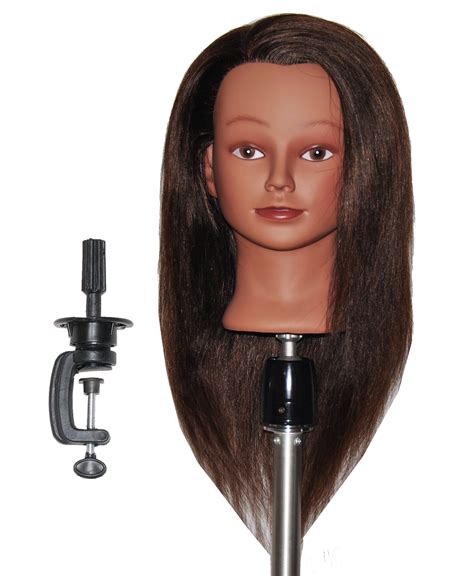 Rubber Head Mannequin For Learning Hairstyles Stock Photo