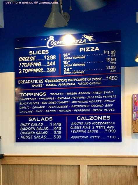 Cosmos pizza boulder menu  659 30th St, Boulder, CO 80303-2310 +1 303-447-3278 Website