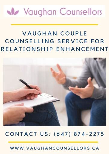 Couples counselling vaughan  Couples therapy is critical in this instance, as it allows for us to mediate between both of you and