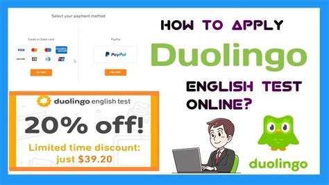 Coupon code duolingo english test General Questions Promo Code FAQ How do I enter the promo code? Visit duolingo