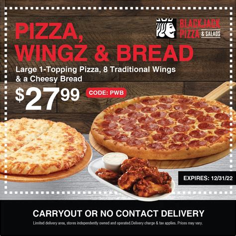 Coupons for blackjack pizza  Carryout Delivery