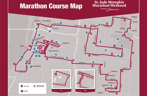 2024 Course Maps - St. Jude Memphis Marathon Weekend