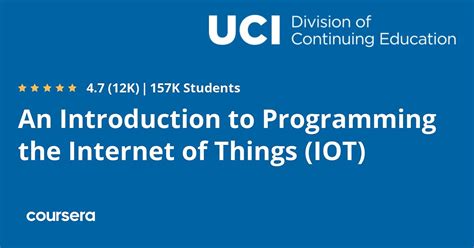 Coursera iot specialization You may have heard about the Internet of Things (IoT)