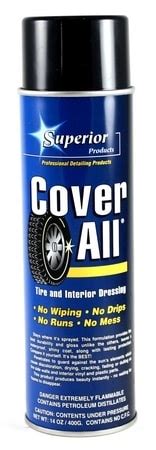 Coverall tire shine recall  This product produces a high gloss finish
