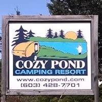 Cozy pond camping resort  New Hampshire Division of Parks and Recreation