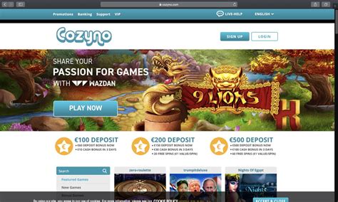 Cozyno testbericht  Cozyno Casino Lets You Play Longer And Better With Bonuses, Free Spins And