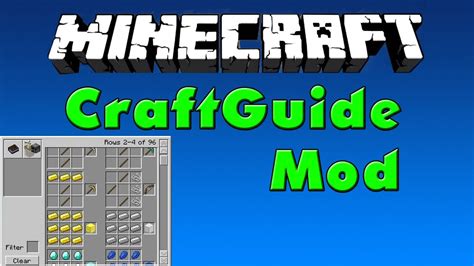 Craftguide mod 1.13 4, which was created as a result of how useful Risugami’s RecipeBook is, provide quick access to a list of every crafting recipe in the