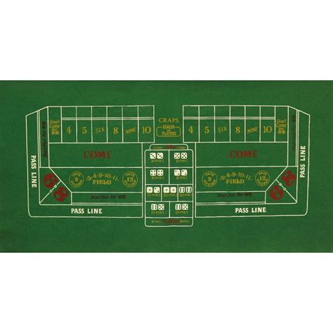 Craps felt layout Product details